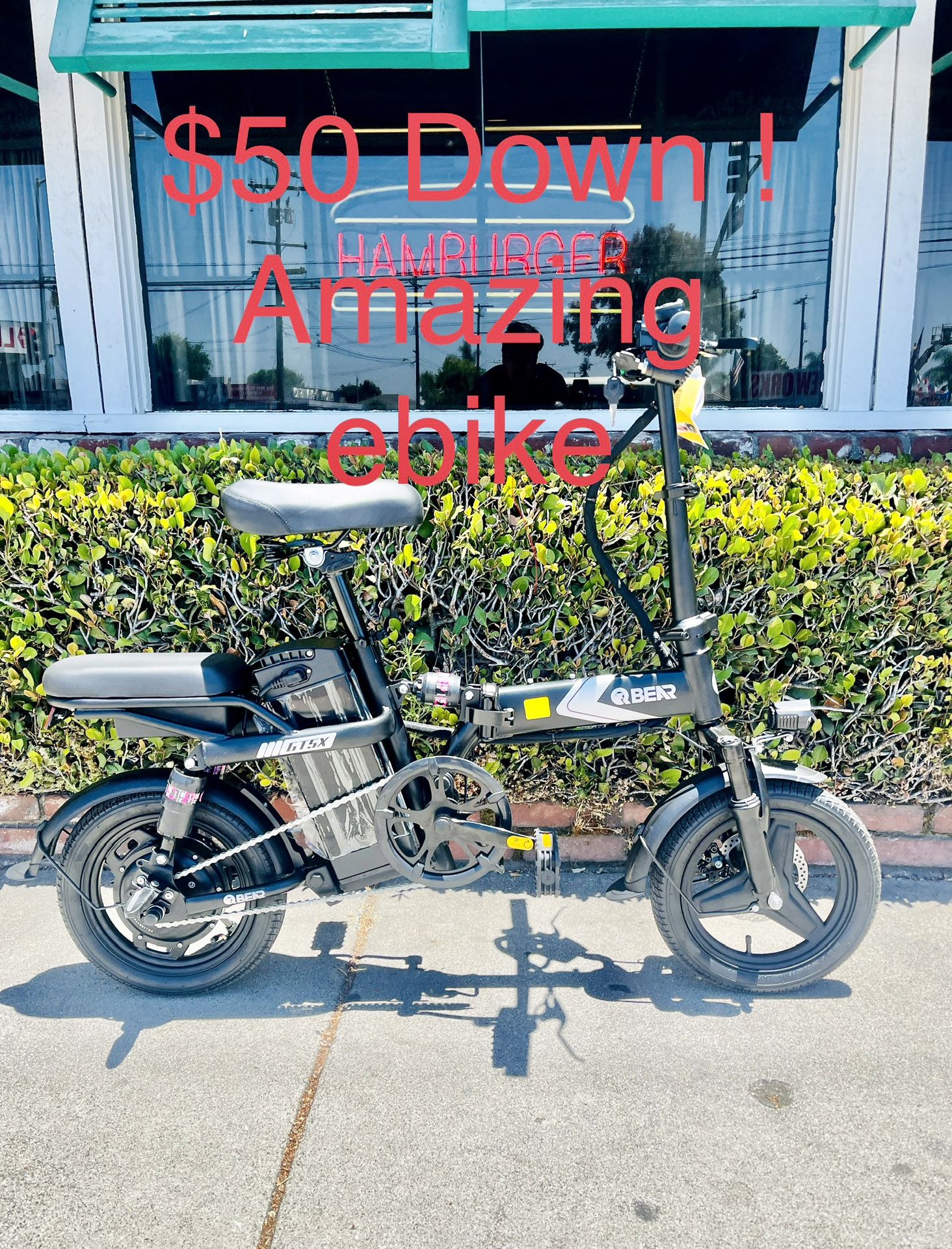 πΈBuy Now Pay Later ! $50 Down Dual Seater Gtx 48v Electric Folding Bike