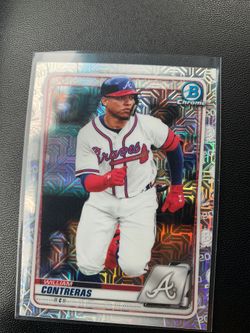 William Contreras Braves 2020 Bowman Chrome baseball card