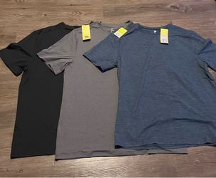 3 New Men’s All In Motion Shirts (Size Medium) – NWT
