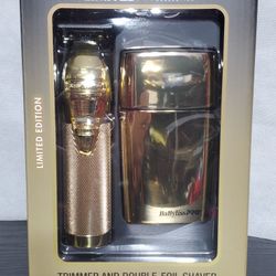 New BabylissPro Limitedfx Trimmer & Shaver Combo Gold