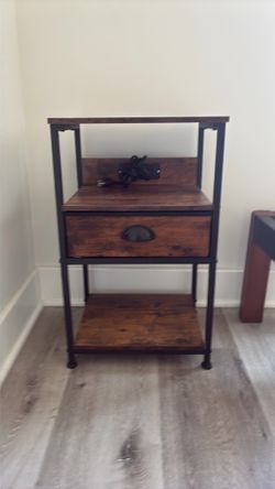 Nightstand with outlet
