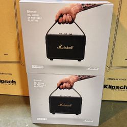 Marshall Kilburn II Wireless Portable Speaker – Rich Bass, Premium Vintage Design, Fast Charging
