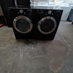 Set Washer And Dryer LG Gas Dryer Everything Is And Good Working Condition 3 Months Warranty Delivery And Installation 