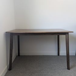 Wood Dining Table/Solid Wood Kitchen Table, Zinus Jen 47 Inch, Espresso