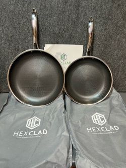Hexclad Hybrid Fry Pans, 10” and 12”