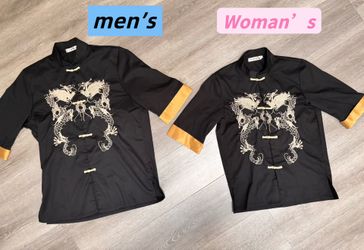 Chinese-style embroidered dragon pattern plate-shaped new Chinese-style jacket