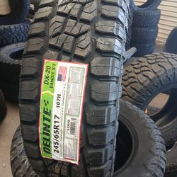 New set of tires 245 65 17 DELINTE XT