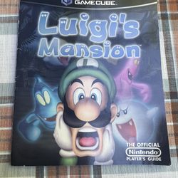 Nintendo Player’s Guide Luigi’s Mansion 