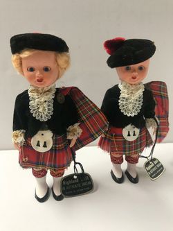 Highland Doll. In authentic Tartan