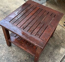Teak  outdoor waterproof 18x18