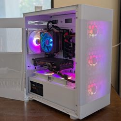 AMD Ryzen 9 3900x + GTX 1660 Ti White Mesh Gaming Desktop PC Computer 