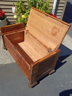 Solid cedar Hope Chest
