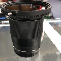 Sigma 30mm 1:1.4 DC DN Lens With K&F Concept NANO-X CPL & Fader 77mm (70502695)