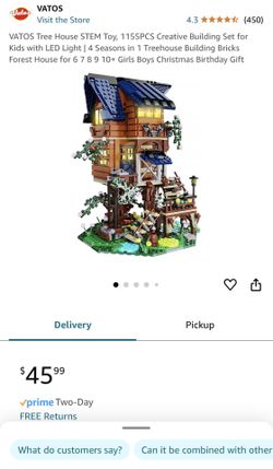 4 Seasons in 1 Treehouse Building Set (Not Lego Brand)