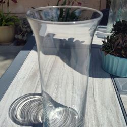 Flared Glass Vase