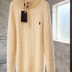 Polo Quarter Zip Sweater