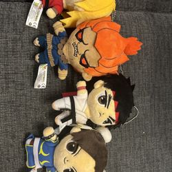 Street Fighter Plushies 