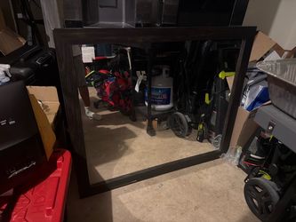 Giant square mirror