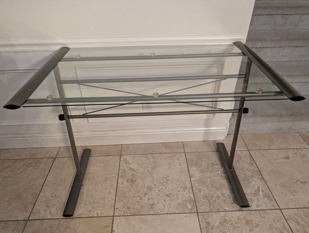 Glass Top Desk