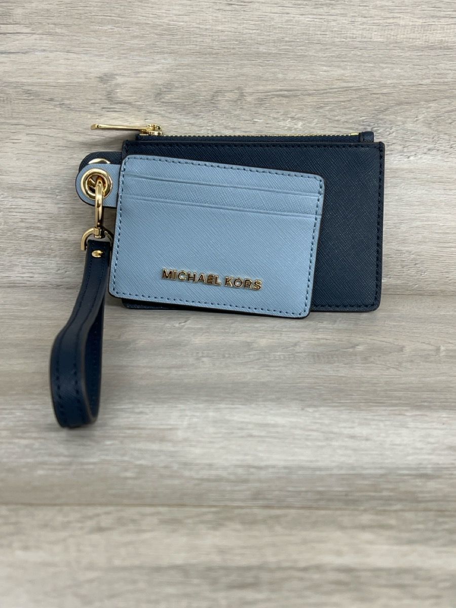 Michael Kors Jet Set Mini Wallet in blue (PO1019624)