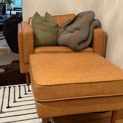 Edloe Finch Albany Arm Chair And Ottoman