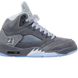 Wolf Grey Jordan 5 Size 12!!