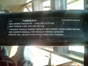 Nissan tow trailer
