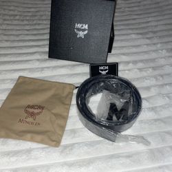 Shoot Me A Offer Full Black MCM Belt