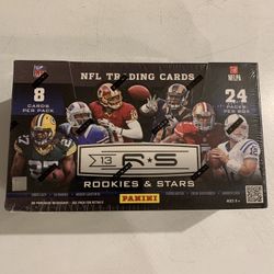 2013 Football Rookies and Stars Hobby Box Sealed 