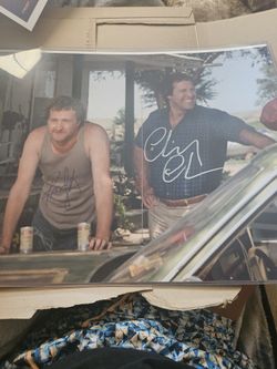 Chevy Chase/Randy Quaid Dual-Autographed 11x14 Photo "Vacation" Beckett