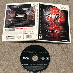 Spider-Man 3 (Nintendo Wii, 2007) No Manual Tested
