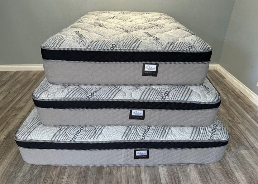 Full Oasis Thermal Comfort Europillow Top 12inch Matres Andboxspring!!