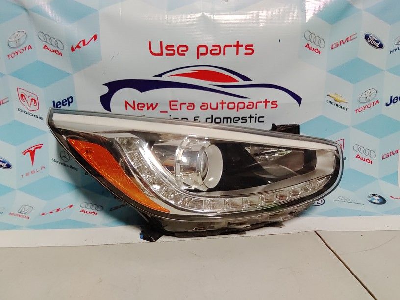 2015 HYUNDAI ACCENT HALOGEN W/LED HEADLIGHT RIGHT 2016 2017