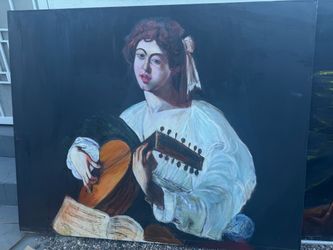 The Lute Player by Caravaggio replica