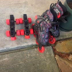 Roller Derby Switch 2-in-1 Adjustable Inline Skates