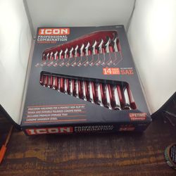 Icon professional SAE Combination Wrench Set 
