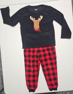 Carter's Kids Moose Pajama Set 0011 size 5t