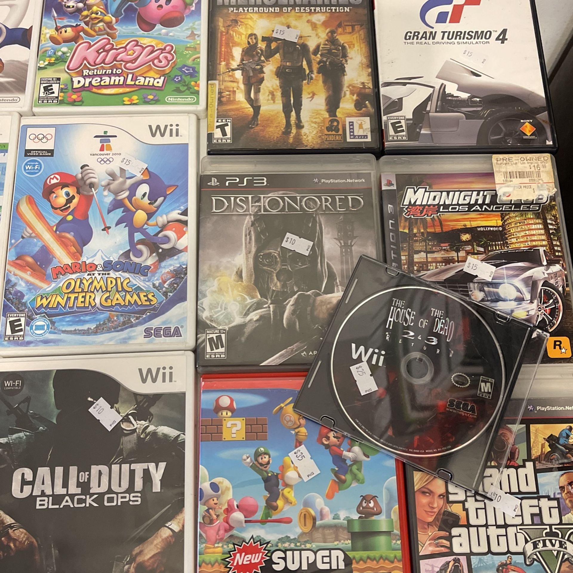 Wii Nintendo Switch Ps2 PS3 Games