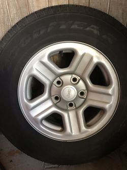 Brand new spare of 2012 Jeep Wrangler
