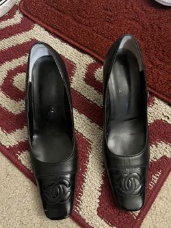 authentic chanel kitten heels