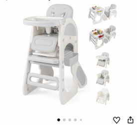 Convertible Baby High Chair with Tray