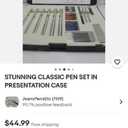Stunning Classic Pen Set In Presentation Case 