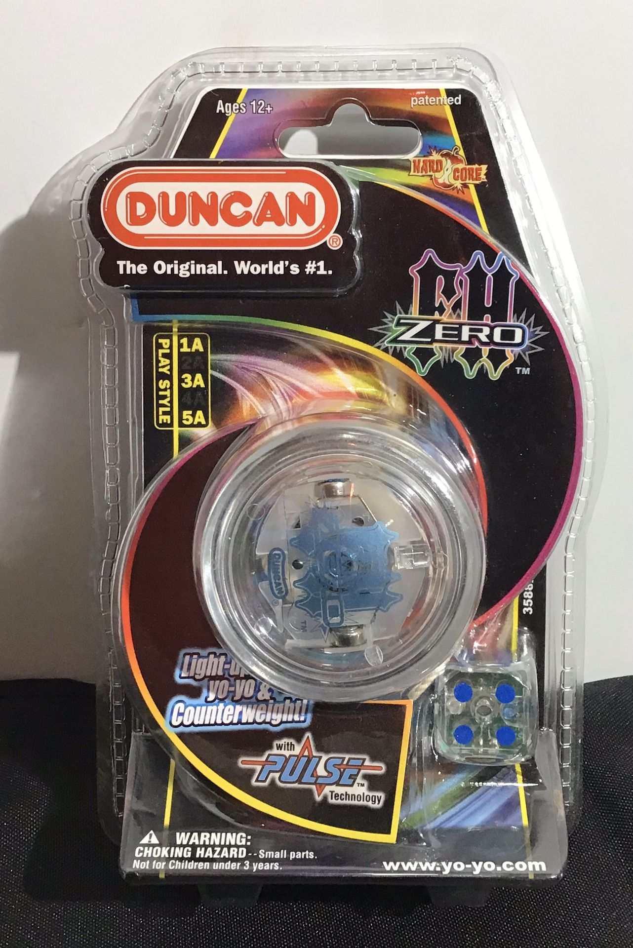 Rare Duncan Toys Duncan FH Zero Light-Up Yo Yo with Pulse Technology + accessories