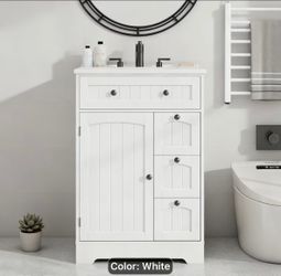 Brand New 24" bathroom cabinet with sink