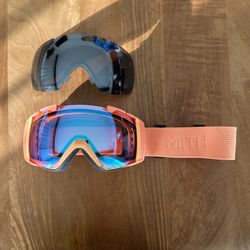 Smith I/O Chromapop Winter Goggles - Salmon - Ski Snowboard Jet Ski