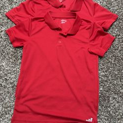 BCG Boy Red Training Polo Shirt