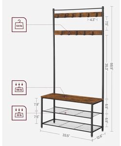 Coat/Shoe Rack