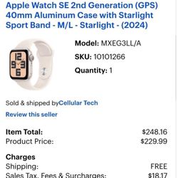 Apple Watch SE 2nd Gen