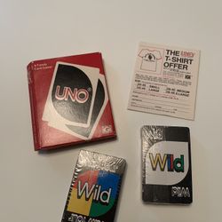UNO-THE FAMILY CARD GAME from 1979 (CARDS UNOPENED) Complete Set