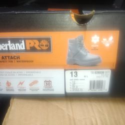 NIB Timberland Pro Black Steel Toe Boots Sz 13 125...